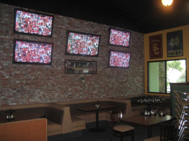 TVs Installed on the Wall 